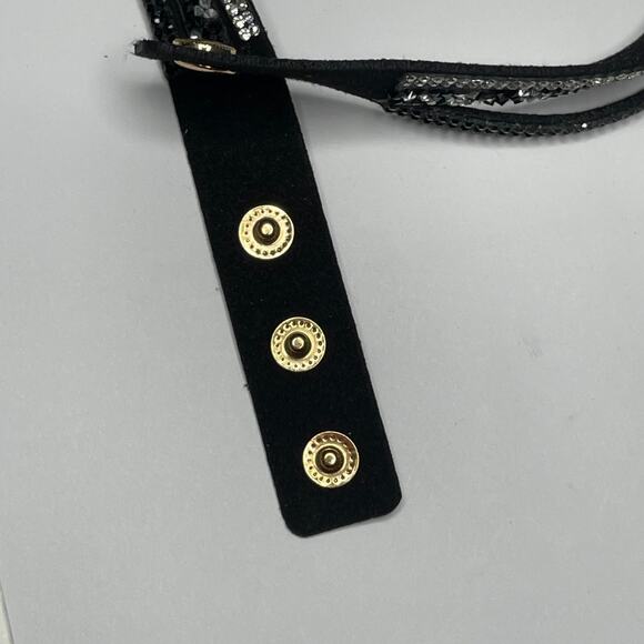 wrap bracelet black suede gray white boho bohemian versatile trendy jewelry - Picture 9 of 13